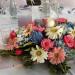 Bali Shuka Wedding - Flower Centerpiece Dinner Table